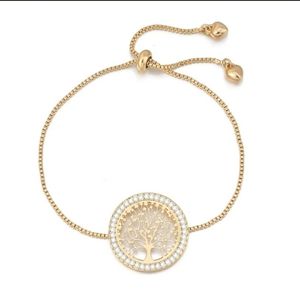 NWT Tree of Life Gold Bracelet